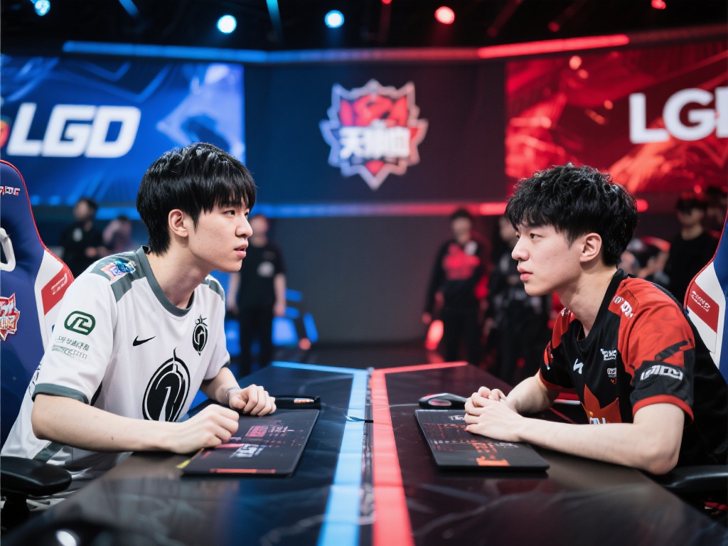电竞赛场上，每一场比赛都是选手技能与心理